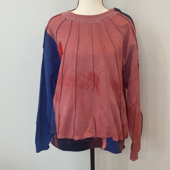 Womens unbranded hand made one of a king sweatshirt top athletic pop art street - Picture 1 of 9